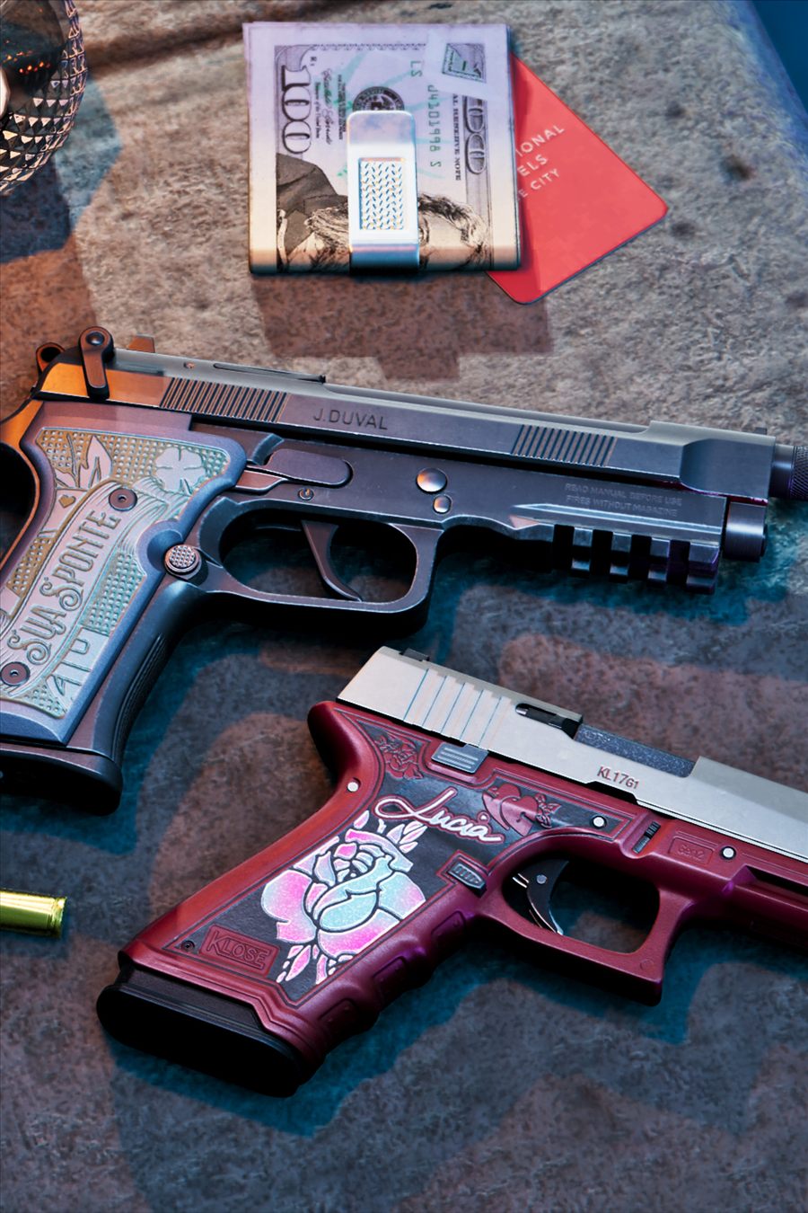 Engraved Pistol Set — Primus RP